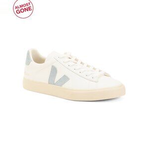 VEJA White Made In Brazil Leather Sneakers